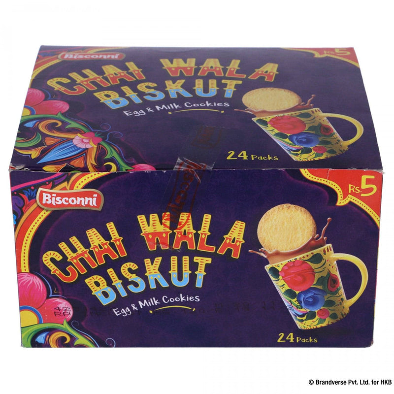 Bisconni Chai Wala Biskut Egg & Milk Cookies 24 Packs - HKarim Buksh