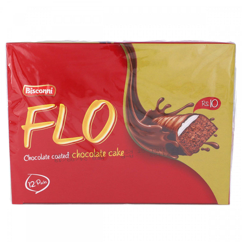 Bisconni Flo Chocolate Coated Chocolate Cake 12 Pack - HKarim Buksh