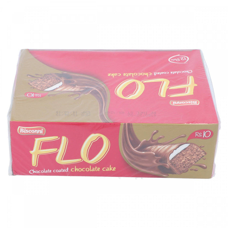 Bisconni Flo Chocolate Coated Chocolate Cake 12 Pack - HKarim Buksh