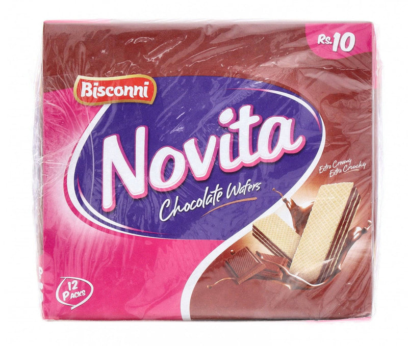 Bisconni Novita Chocolate Waffers 12 Pack - HKarim Buksh