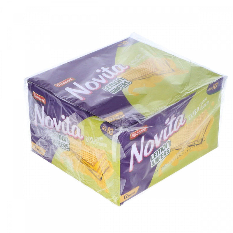 Bisconni Novita Lemon Wafers 12 Packs - HKarim Buksh