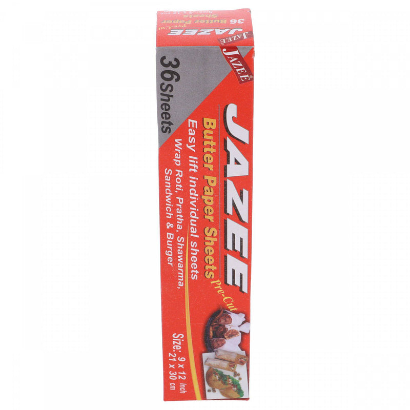 Jazee Butter Paper Sheets 9 x 12 Inch 36 Sheets - HKarim Buksh
