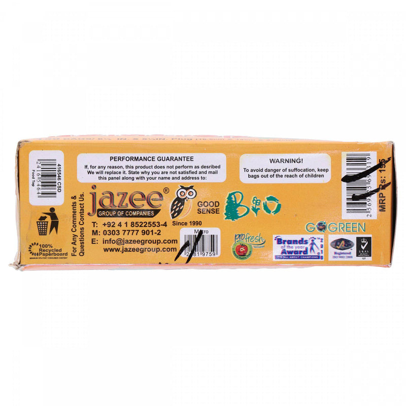 Jazee Fold-Top Sandwich Bags 150 Bags - HKarim Buksh