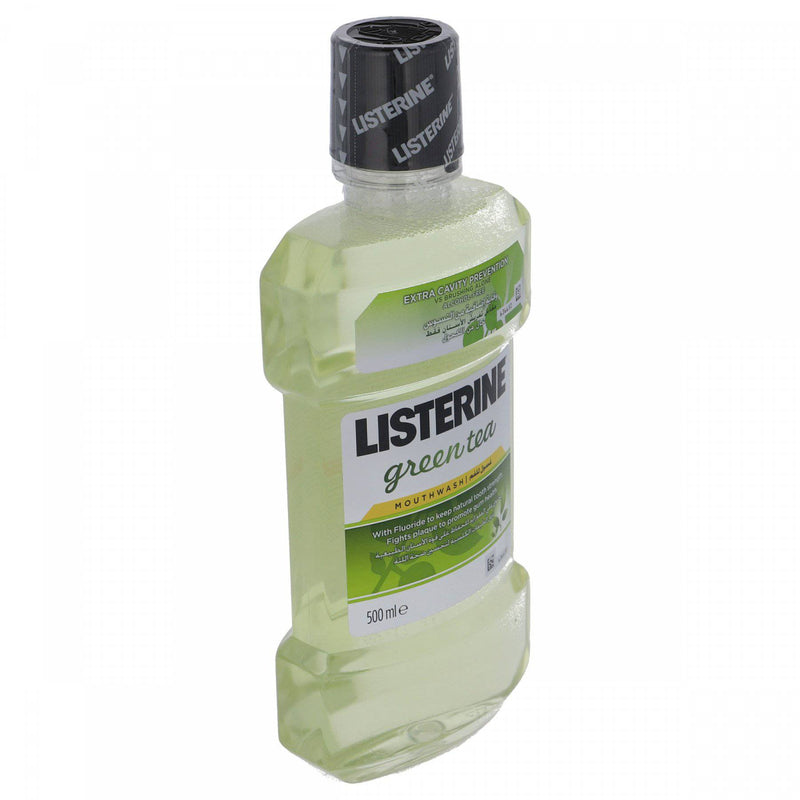 Listerine Green Tea Mouth Wash 550ml - HKarim Buksh