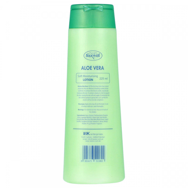Nexton Aloe Vera Soft Mositurising Lotion 225ml - HKarim Buksh