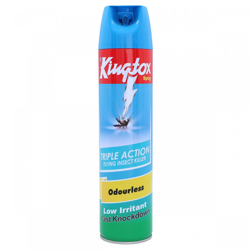 Kingtox Triple Action Flying Insect Killer Spray 600ml - HKarim Buksh