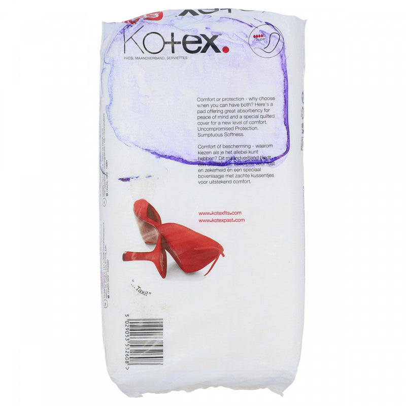 Kotex Quilted for Sumptuous Softness 14 Maxi Super - HKarim Buksh