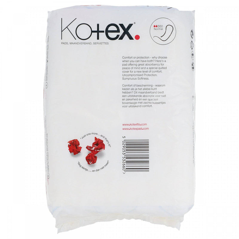 Kotex Quilted for Sumptuous Softness 16 Maxi Normal - HKarim Buksh