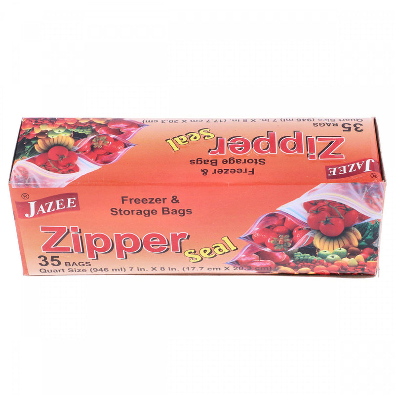 Jazee Zipper Freezer & Storage 35 Bags - HKarim Buksh