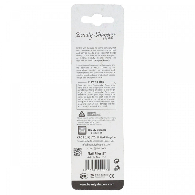Beauty Shaperz Nail Filer Double Sided - HKarim Buksh