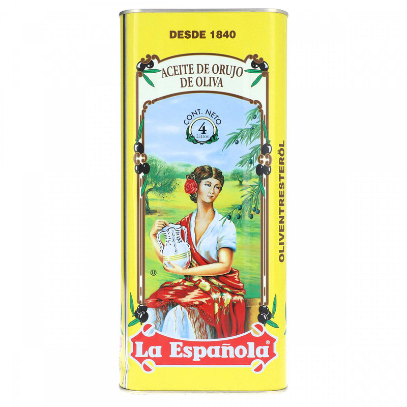 La Espanola Pomace Oil Tin 4 Litre - HKarim Buksh