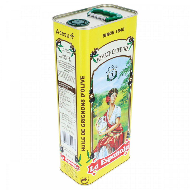 La Espanola Pomace Oil Tin 4 Litre - HKarim Buksh