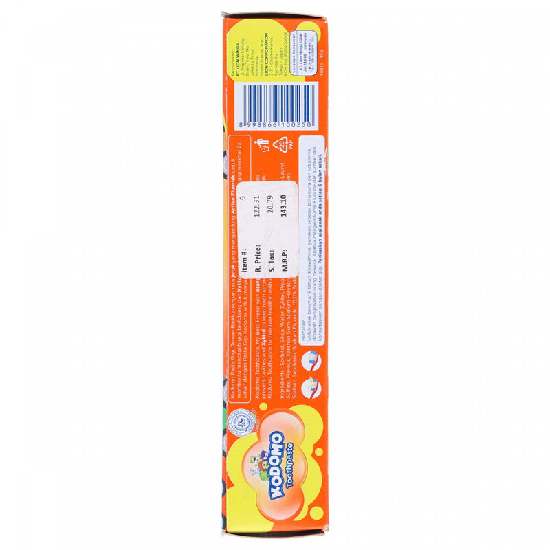 Kodomo Tooth Paste Extra Hadiah Orange 45g - HKarim Buksh