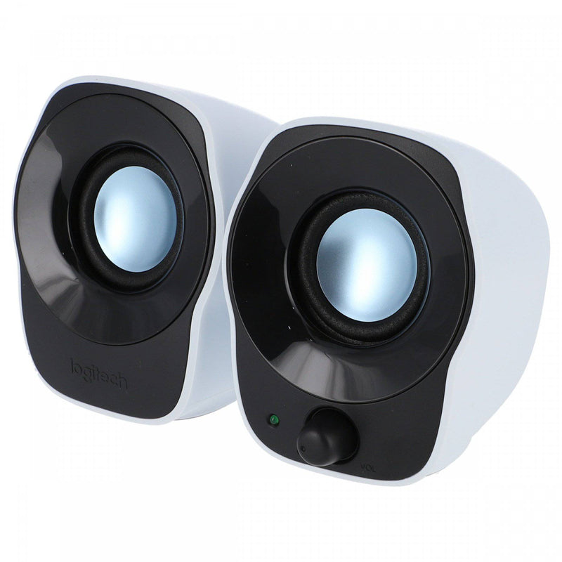 Logitech Compact Stereo Speaker USB Z120 White - HKarim Buksh