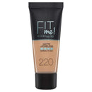 Maybelline New York Fit Me Liquid Foundation Matte & Poreless - 220 Natural Beige - HKarim Buksh