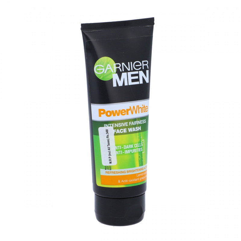 Garnier Men Power White Intensive Fairness Facewash 100ml - HKarim Buksh