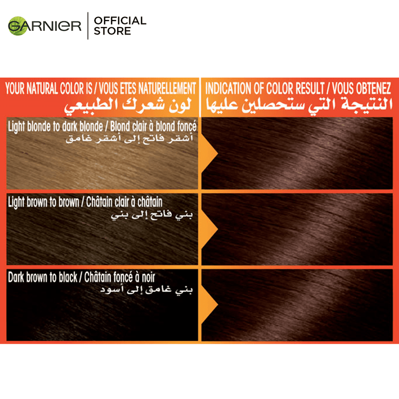 Garnier Color Naturals - 5.15 Mahogany Ash Light Brown - HKarim Buksh