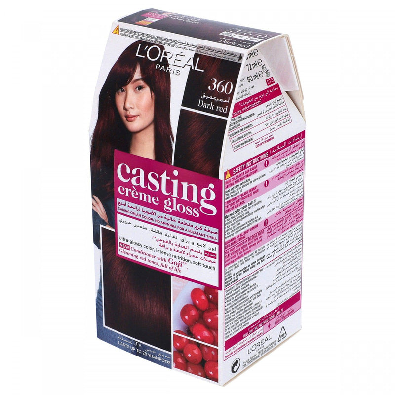 LOreal Paris Casting Creme Gloss 360 Dark Red - HKarim Buksh