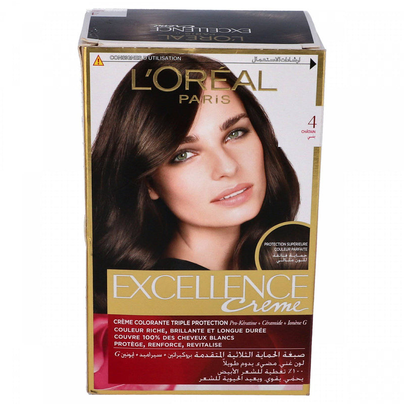 LOreal Paris Excellence Creme 4 Brown - HKarim Buksh