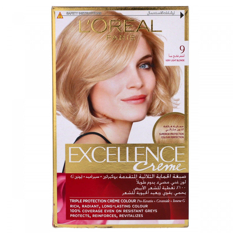 LOreal Paris Excellence Creme 9 Very Light Blonde - HKarim Buksh