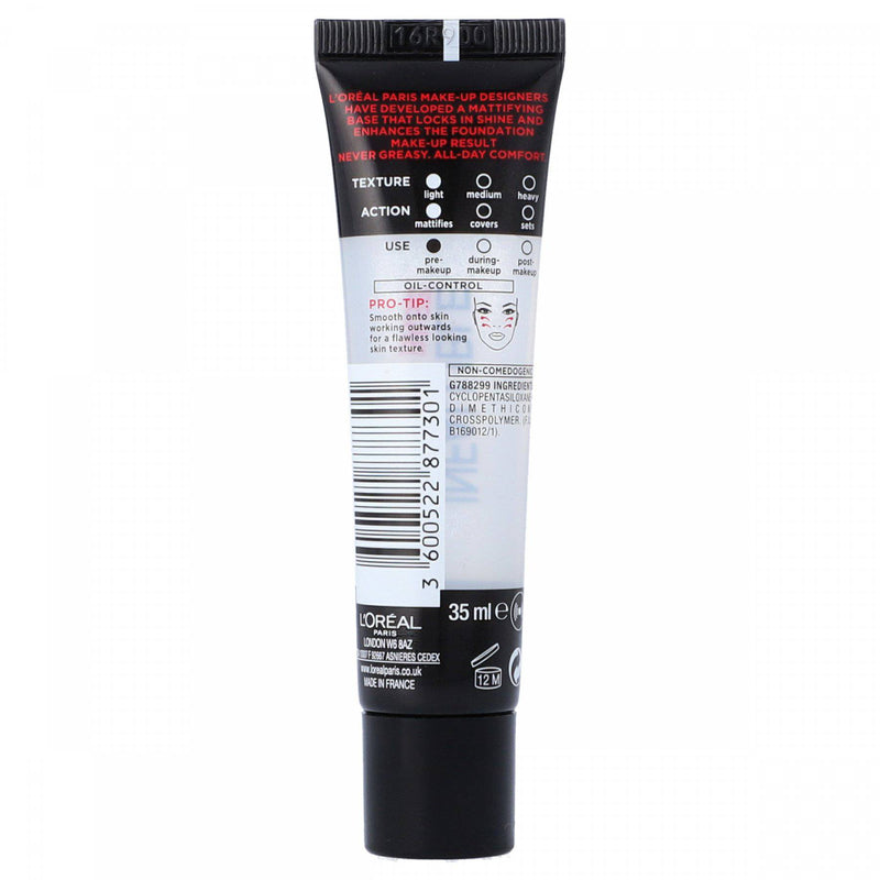 LOreal Paris Infallible Mattifying Base Primer 35ml - HKarim Buksh