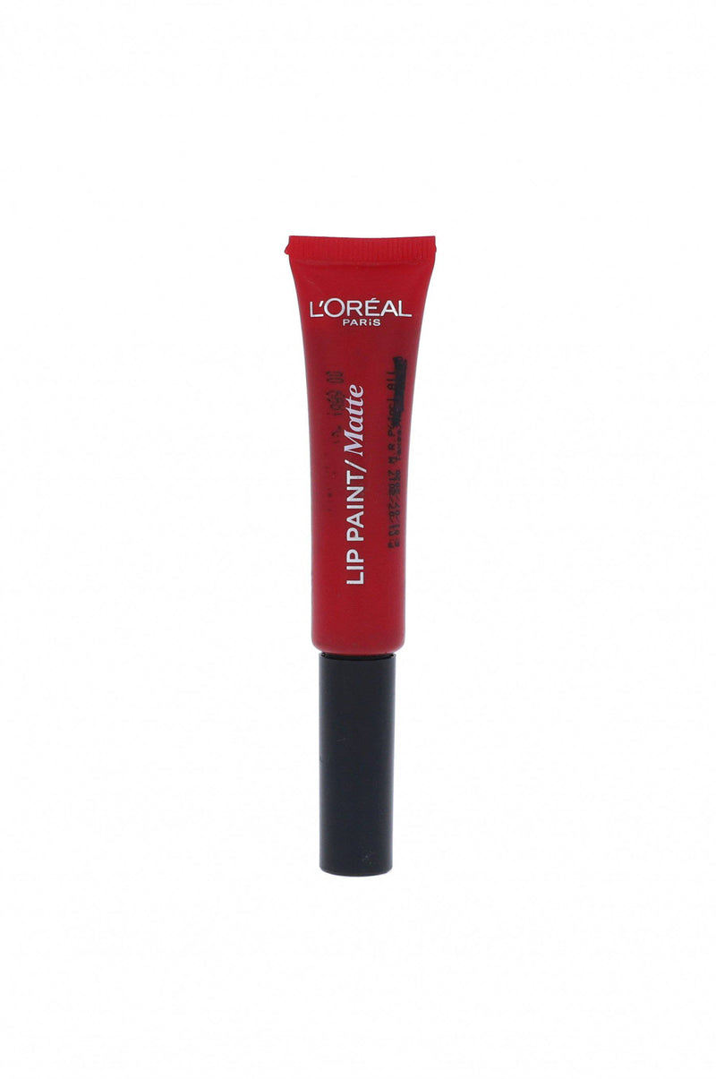 Loreal Paris Lip Paint Matte 205 Apocalypse Red Liquid Lipstick 8ml - HKarim Buksh
