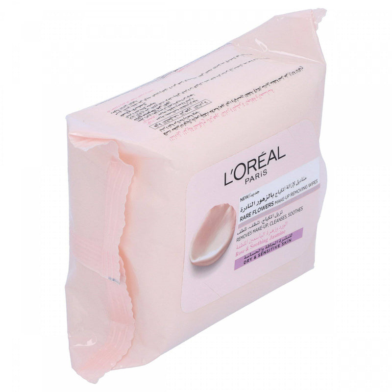 LOreal Paris Rare Flowers Make Up Removing Wipes - HKarim Buksh