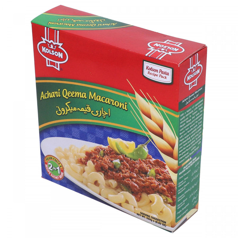 Kolson Achari Qeema Macaroni 250g - HKarim Buksh