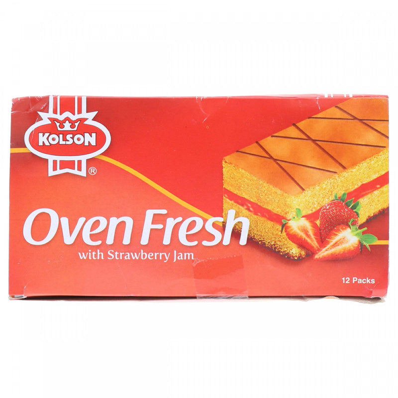 Kolson Oven Fresh with Strawberry Jam 12 Packs - HKarim Buksh