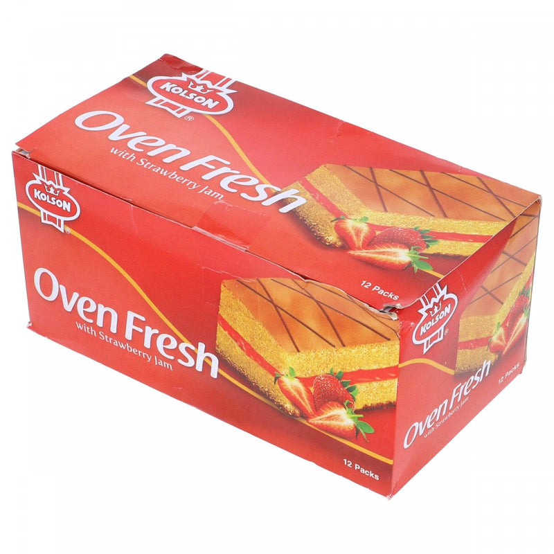 Kolson Oven Fresh with Strawberry Jam 12 Packs - HKarim Buksh