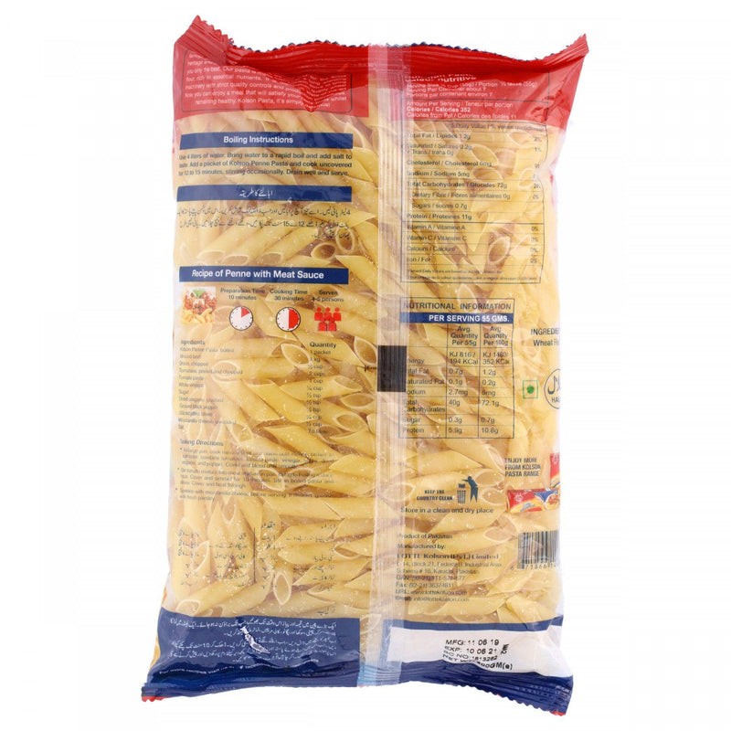 Kolson Penne Macaroni 400g - HKarim Buksh