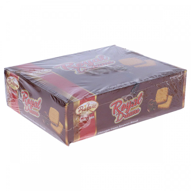 Bakers Land Royal Dreams Chocolate Cream Sandwhich Biscuits 6 Half Packs - HKarim Buksh