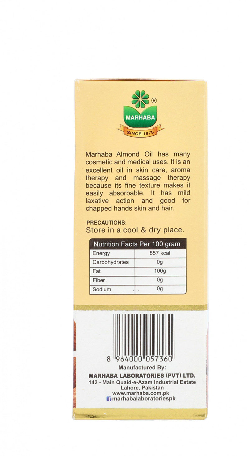 Marhaba Almond Oil 100ml - HKarim Buksh