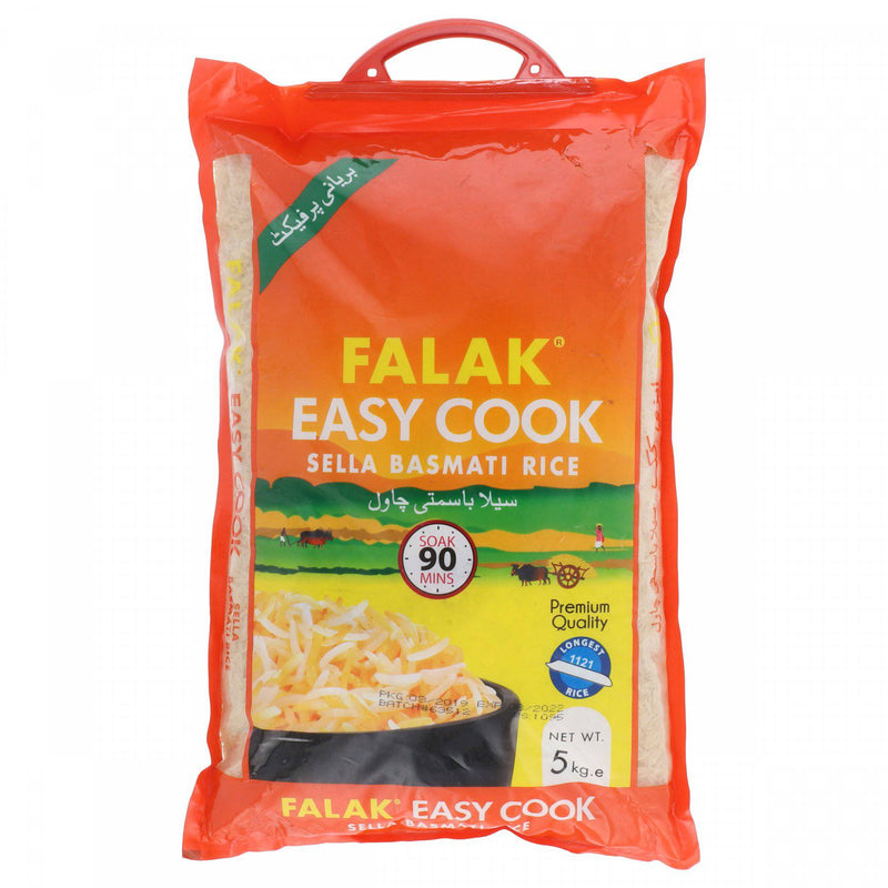 Falak Easy Cook Sella Basmati Rice 5Kg - HKarim Buksh