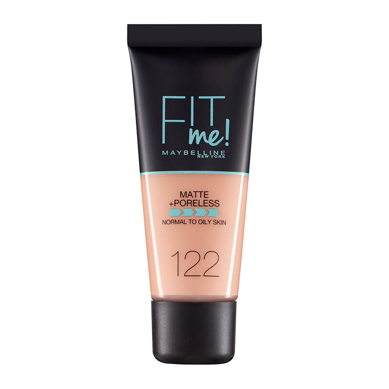 Maybelline New York Fit Me Liquid Foundation Matte & Poreless - 122 Creamy Beige - HKarim Buksh
