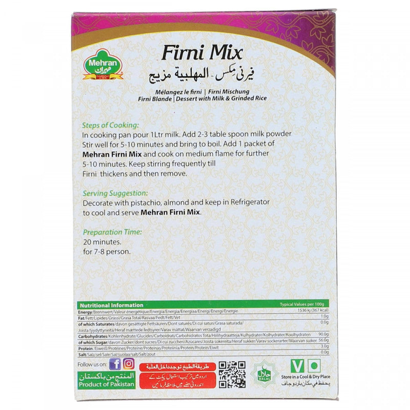 Mehran Firni Mix 155g - HKarim Buksh
