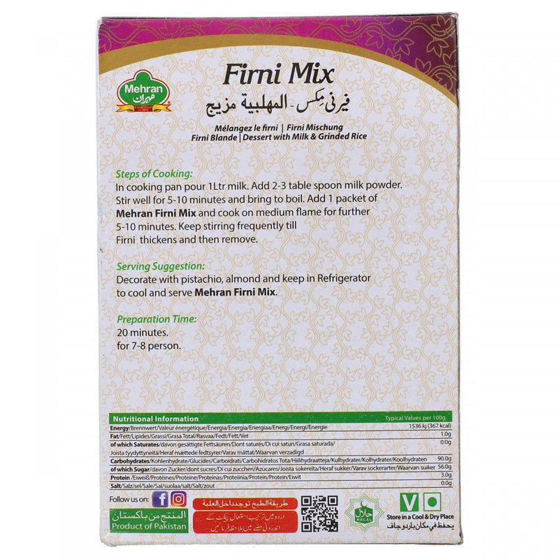 Mehran Firni Mix 180g - HKarim Buksh