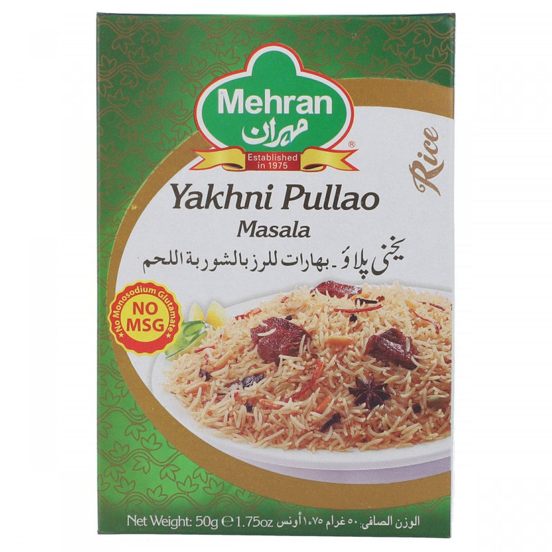 Mehran Yakhni Pullao Masala 50g - HKarim Buksh