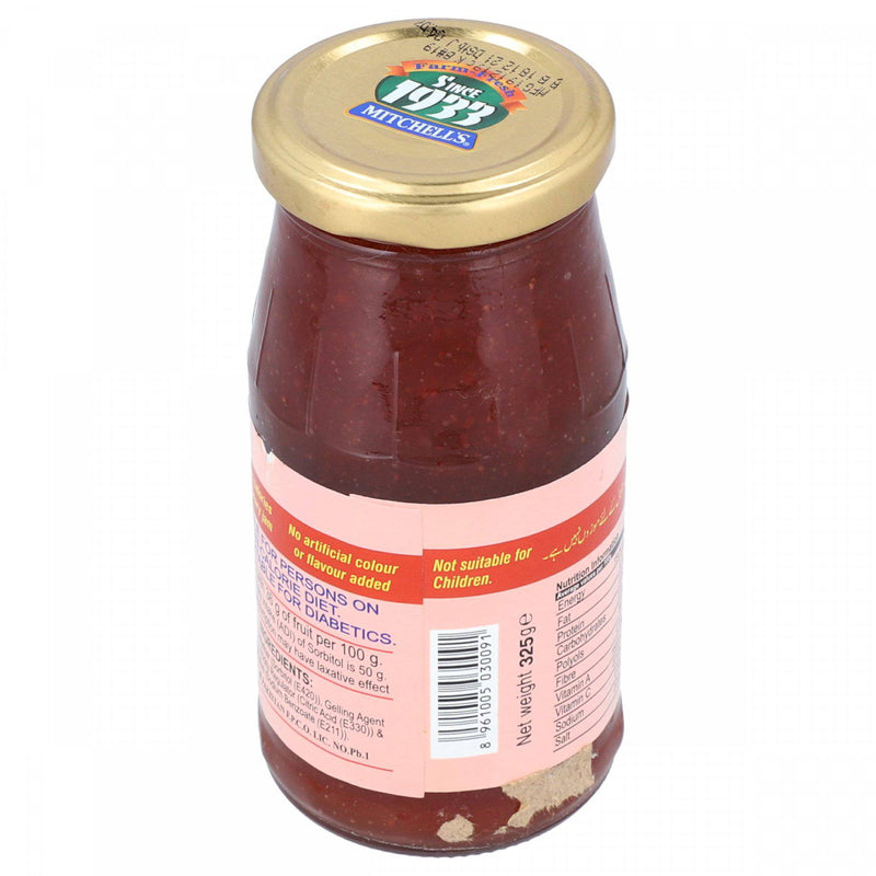 Mitchells Diet Strawberry Jam 325g - HKarim Buksh