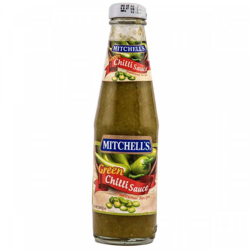 Mitchells Green Chilli Sauce Traditional 280g - HKarim Buksh