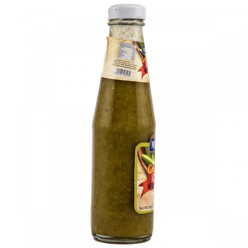 Mitchells Green Chilli Sauce Traditional 280g - HKarim Buksh