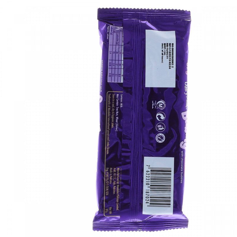 Cadbury Daitry Milk Bubbly Milk Chocolate 87g - HKarim Buksh