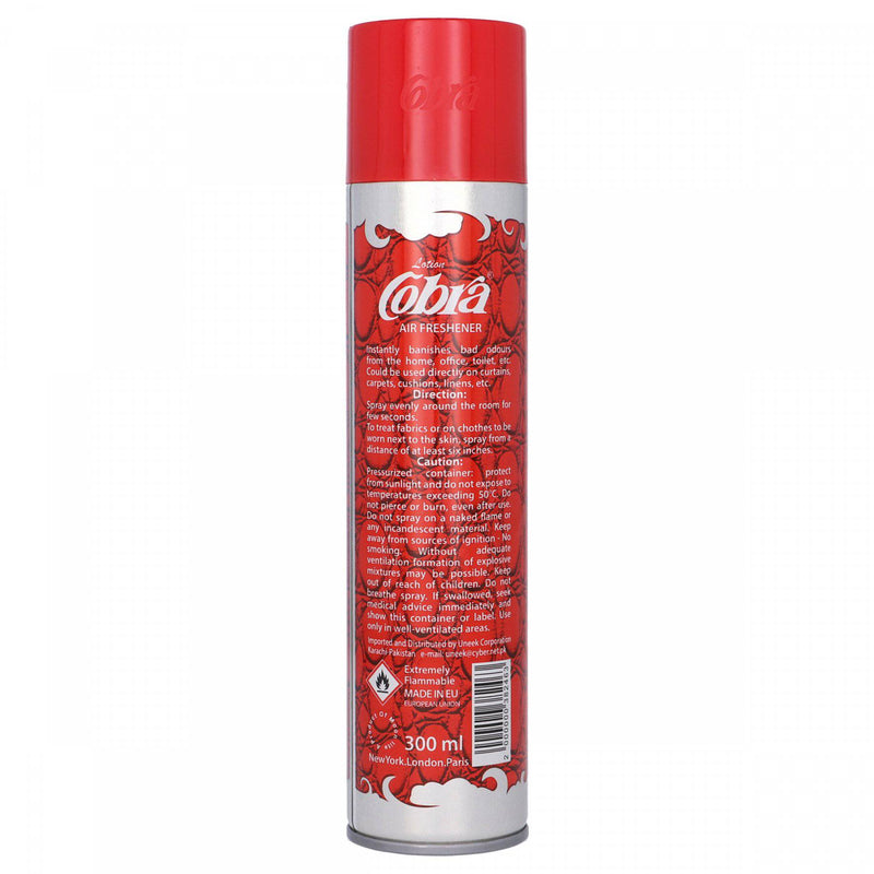 Lotion Cobra London Air Freshener 300ml - HKarim Buksh