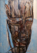 Blue with Mask - HKarim Buksh