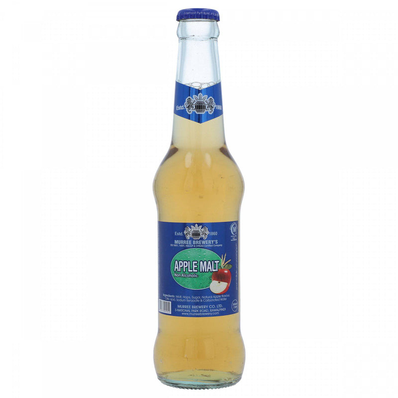 Murree Brewerys Apple Malt Non Alcoholic 300ml - HKarim Buksh