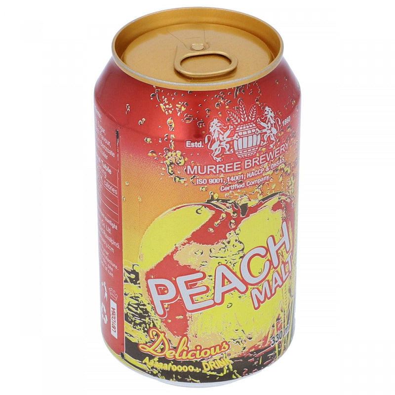Murree Brewery Peach Malt Can 330ml - HKarim Buksh