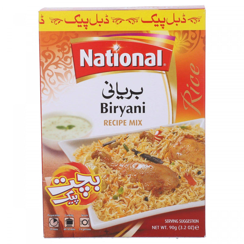 National Biryani Recipe Mix 90g - HKarim Buksh