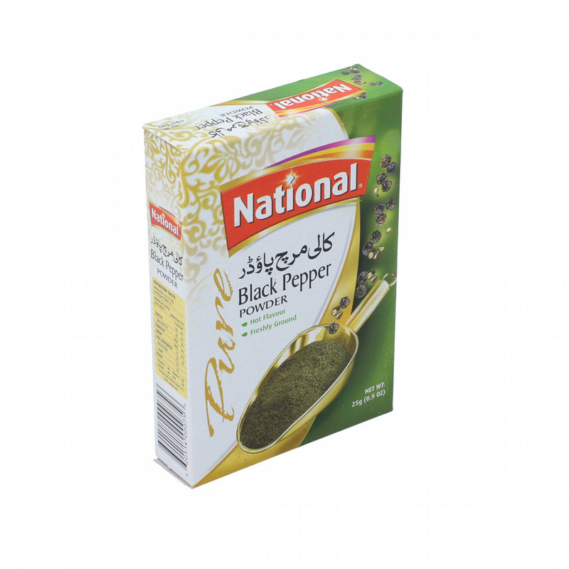 National Black Pepper Powder 25g - HKarim Buksh