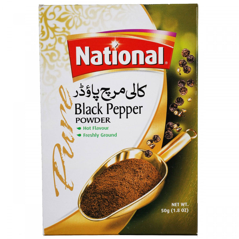 National Black Pepper Powder 50g - HKarim Buksh