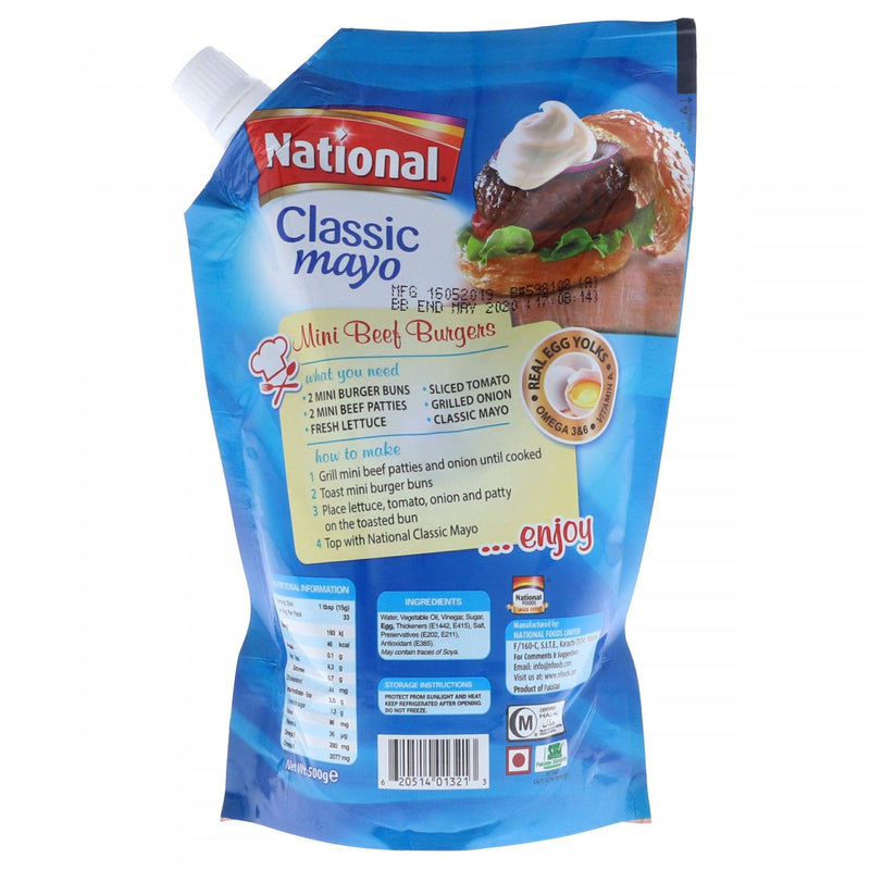 National Classic Mayo 500g Pouch - HKarim Buksh